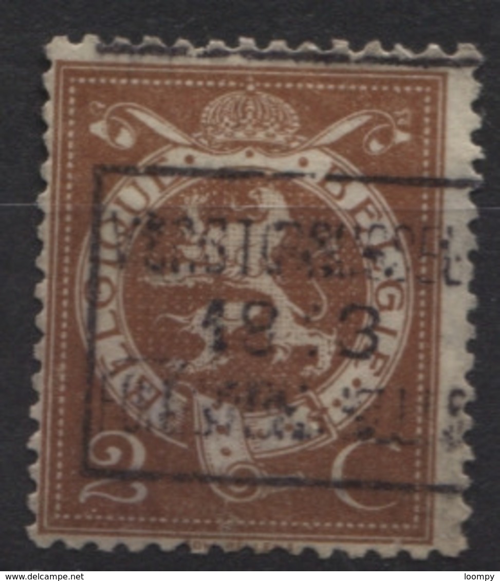 PREOS Roulette - FOREST VORST BRUXELLES 1913 Sans Bandelette (position C). Cat 2245 Cote 900 - Rollo De Sellos 1910-19