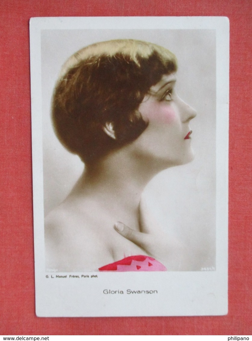 RPPC  Gloria Swanson   Ref 3637 - Artisti