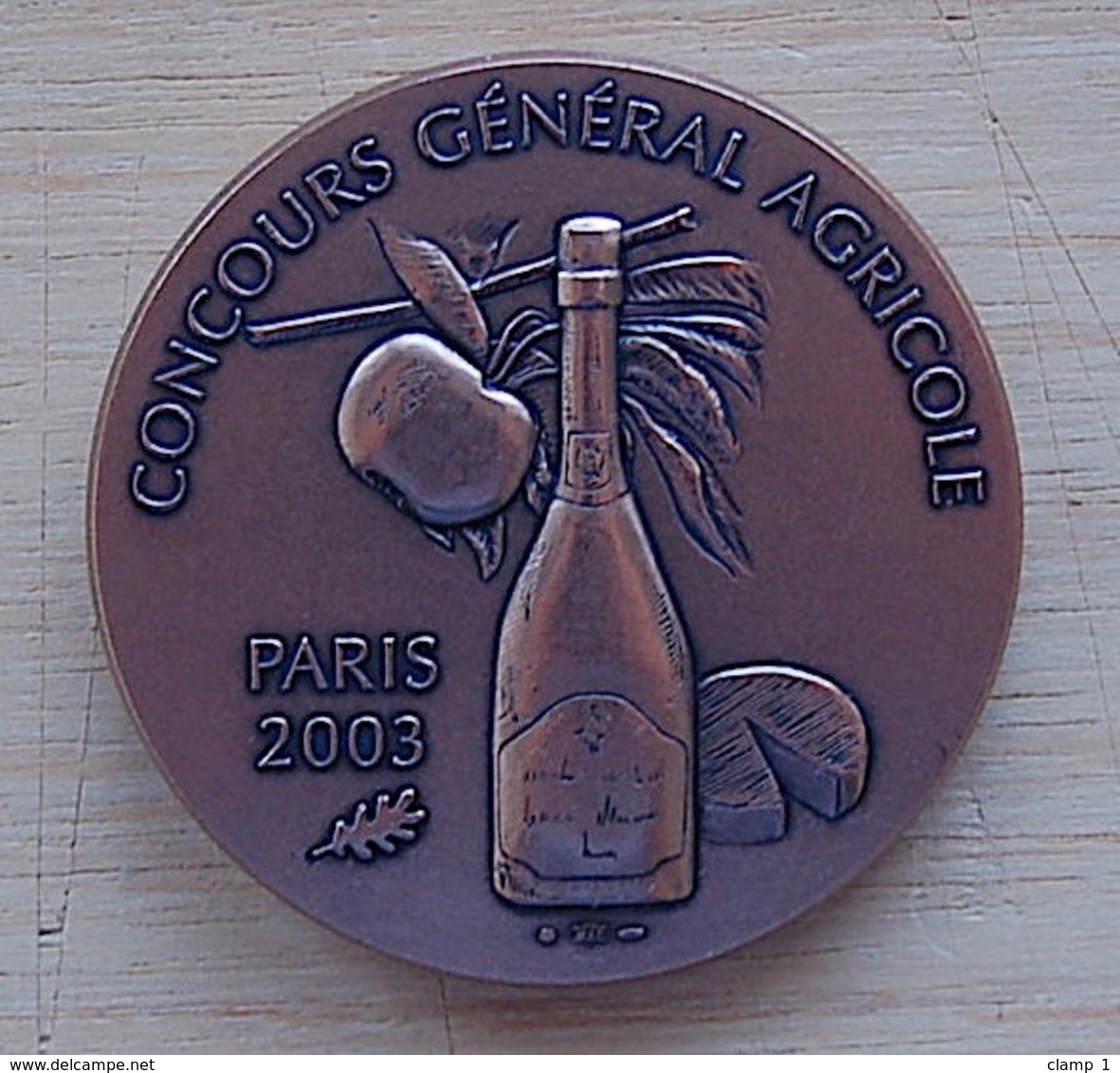 MEDAILLE BRONZE CONCOURS GENERAL AGRICOLE 2003 CONCOURS NATIONAL NORMAND   * MONNAIE DE PARIS - Autres & Non Classés