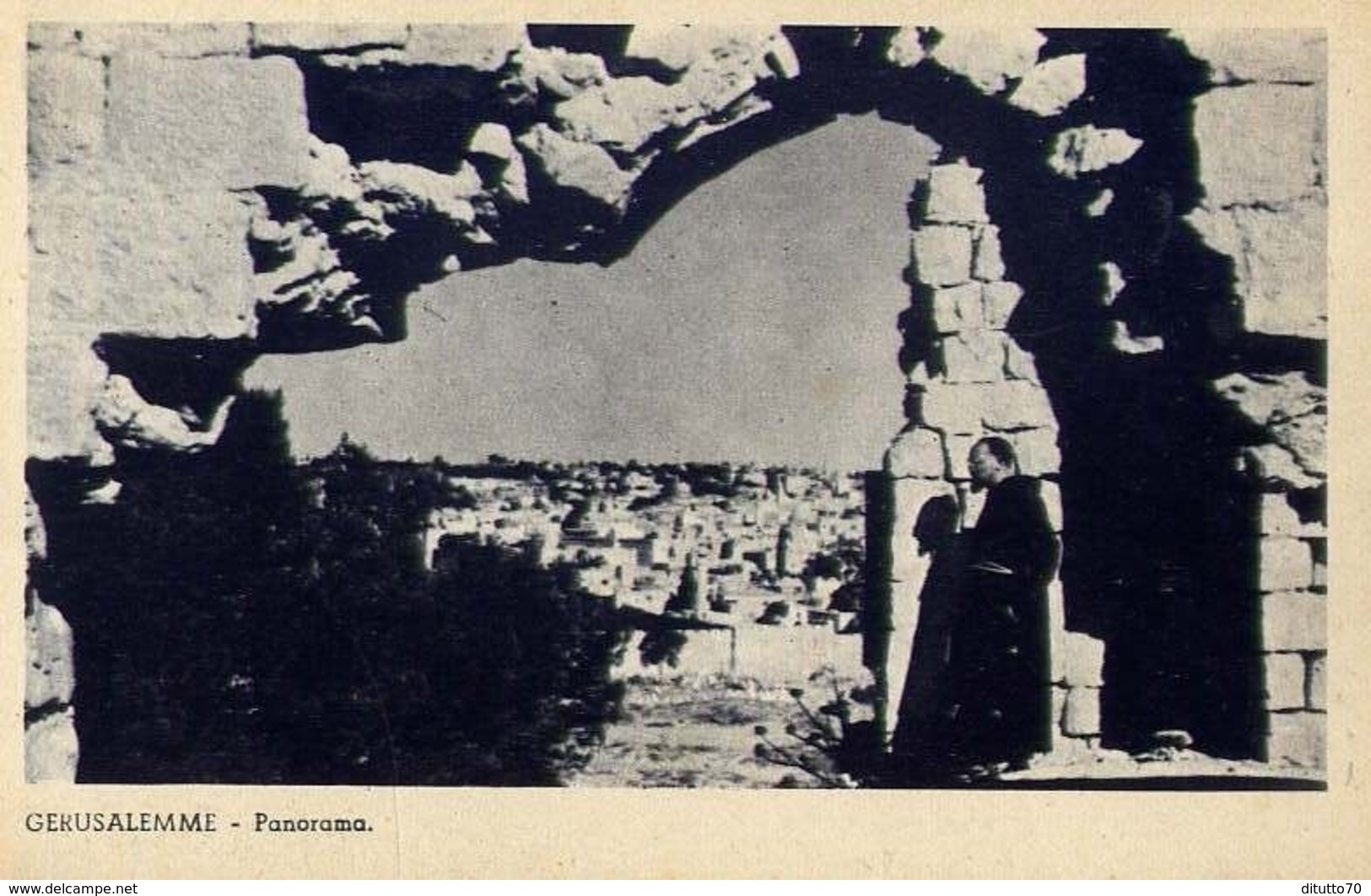 Gerusalemme - Panorama - Formato Piccolo Non Viaggiata – E 13 - Altri & Non Classificati