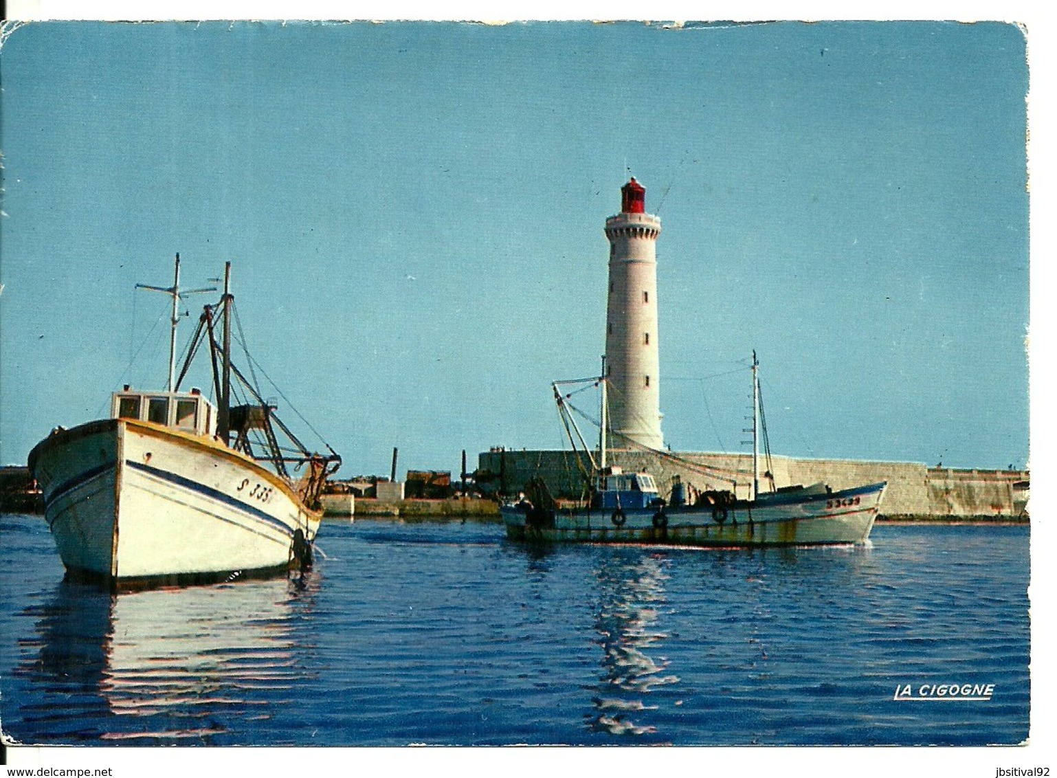 34  SETE Ou Cette      L' ENTREE DU PORT  Edit La Cigogne - Sete (Cette)