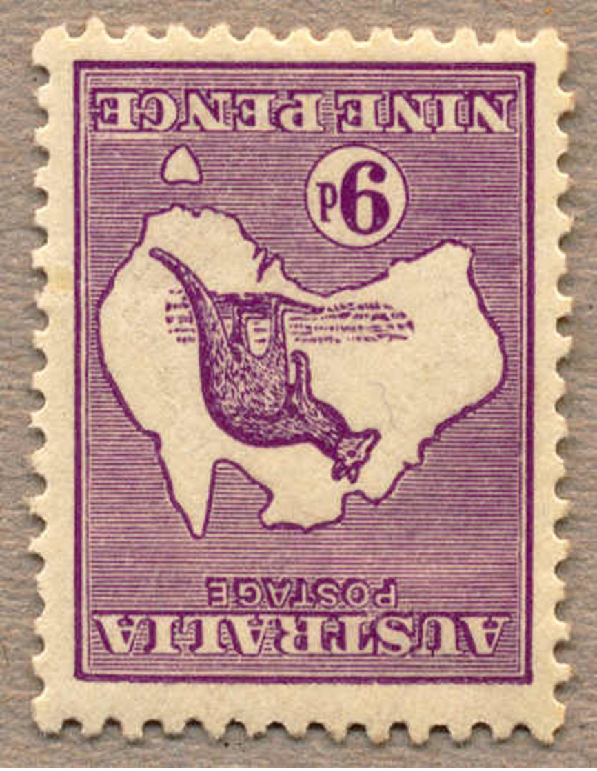 * 1915, 9 D., Violet, Die II B, INVERTED Wmk 6, Fresh And Attractive, F!. Estimate 350€. - Sonstige & Ohne Zuordnung