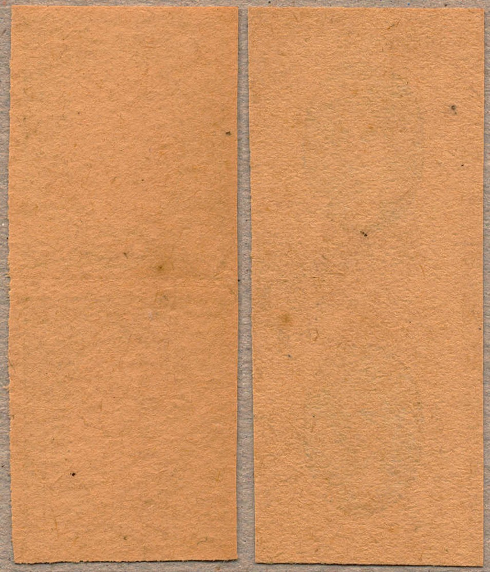 (*) 1940-46, 2 R., Imperforated Plate Proof, In Black On Toned Wove Paper, In Vertical Pairs Of Frame And Centre, From T - Sonstige & Ohne Zuordnung