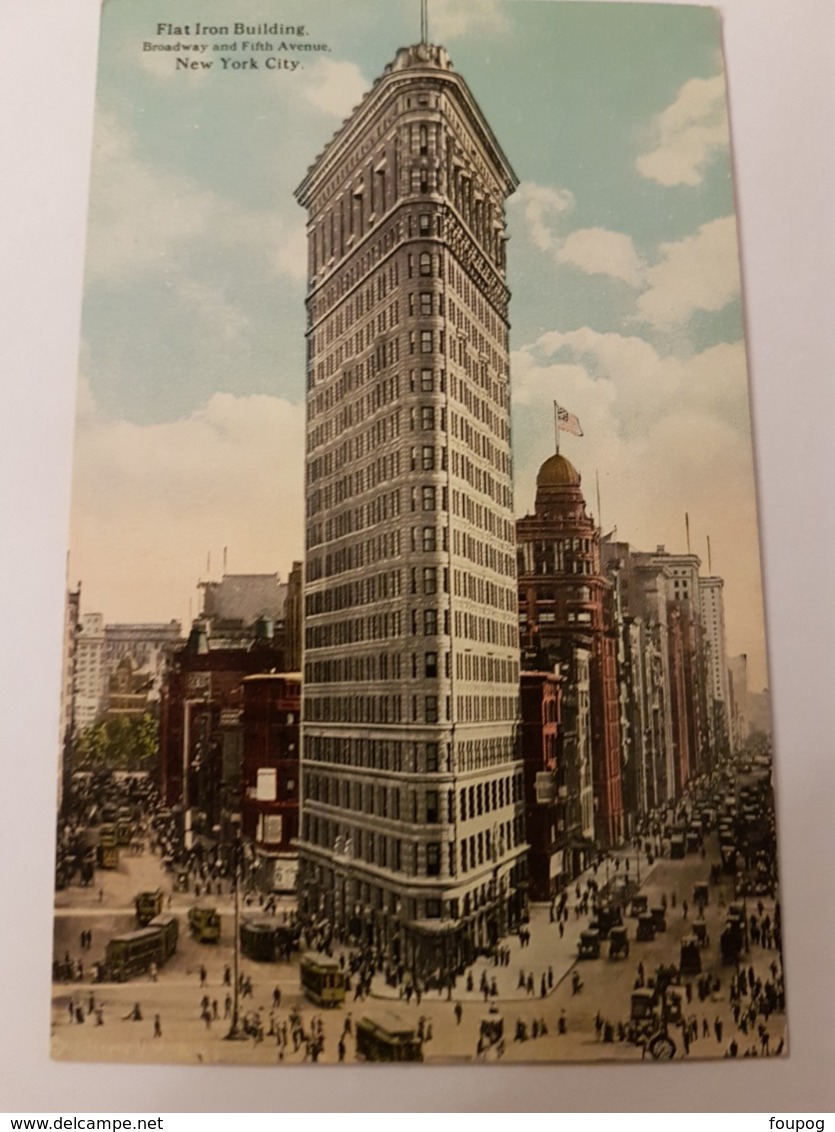CPA NEW YORK FLAT IRON BUILDING - Autres Monuments, édifices