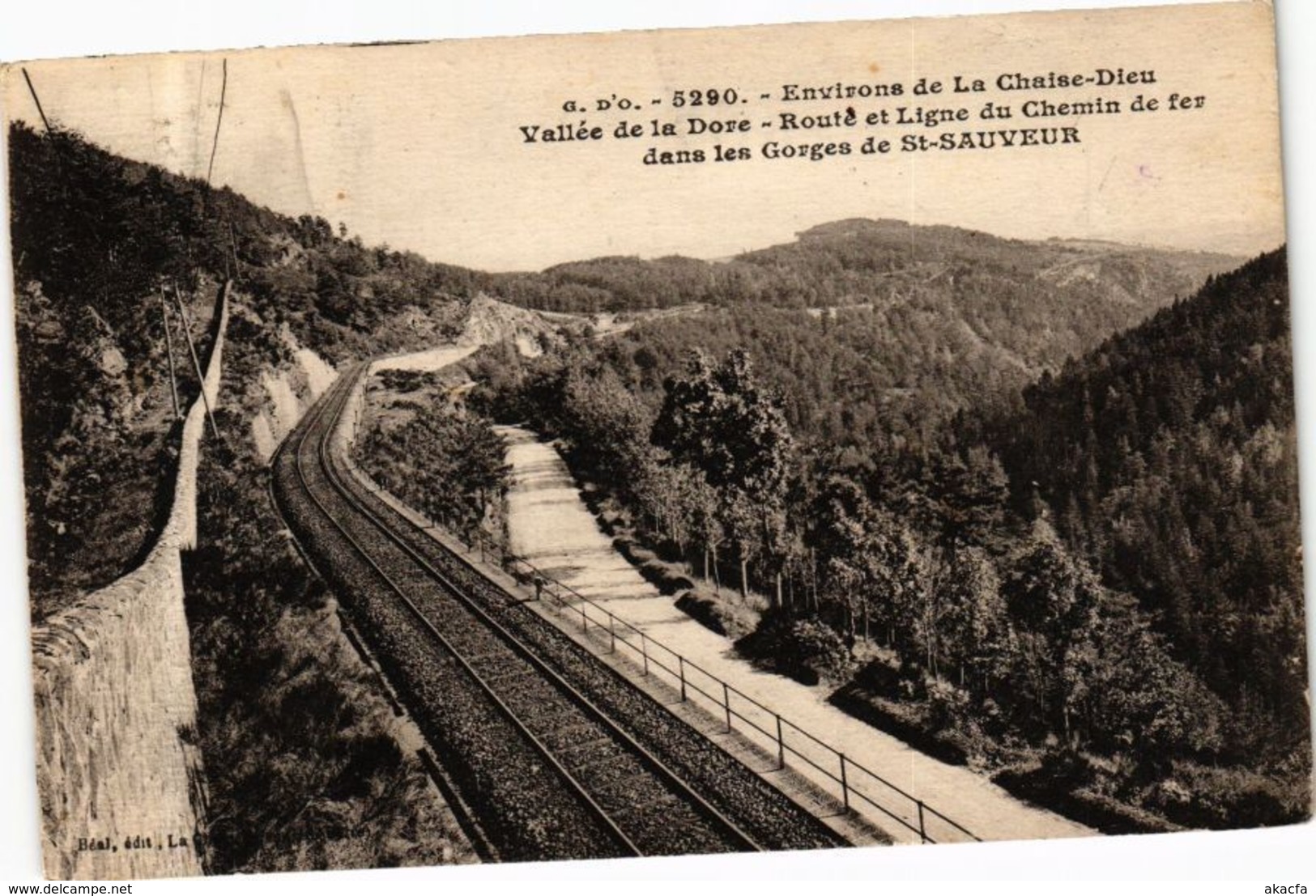 CPA G. D'O - Env. De La Chaise-Dieu - Vallée De La DORE - Route... (244691) - Autres & Non Classés