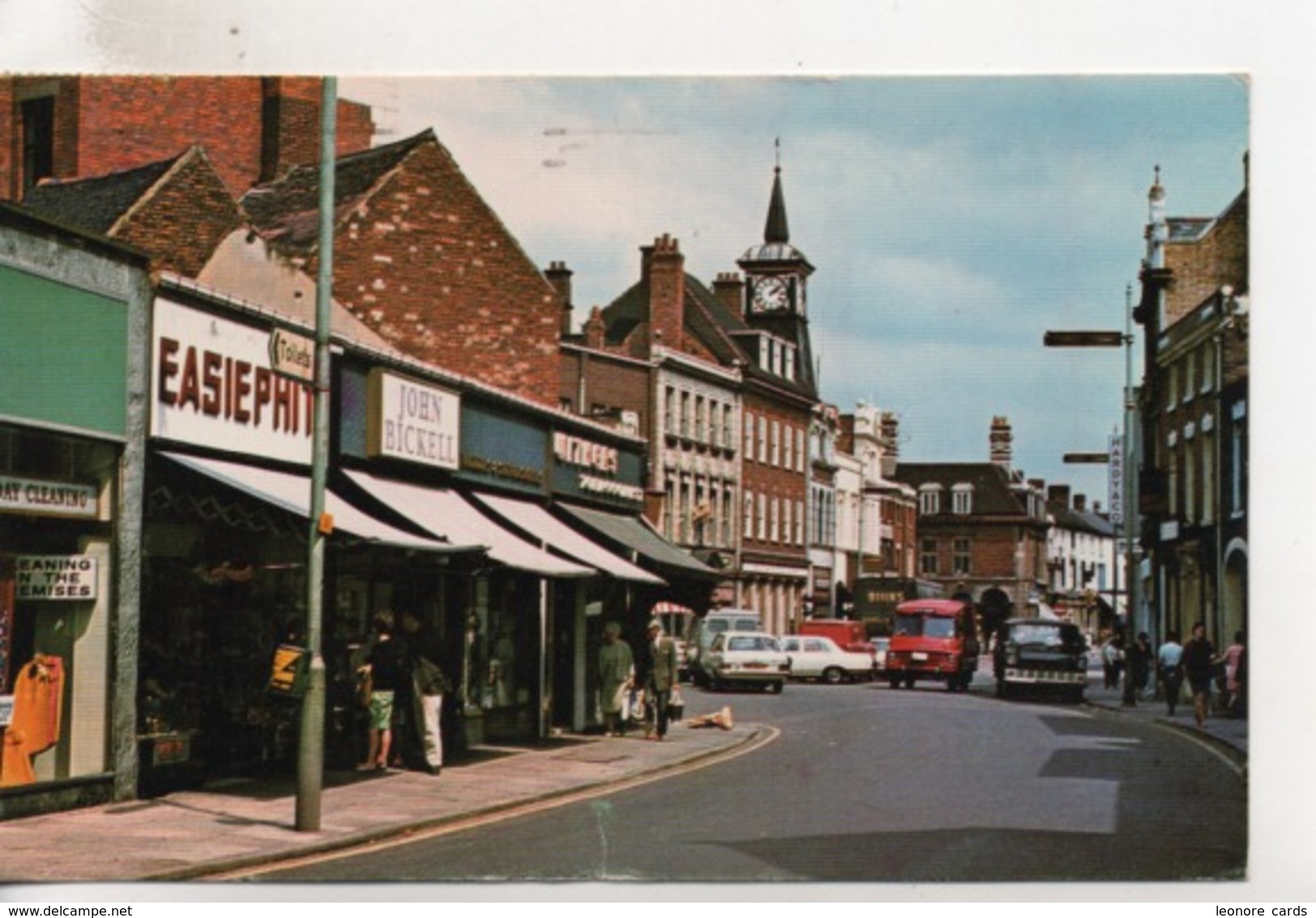 Cpa.Royaume-Uni.Nuneaton.1977.Queens Road. - Autres & Non Classés