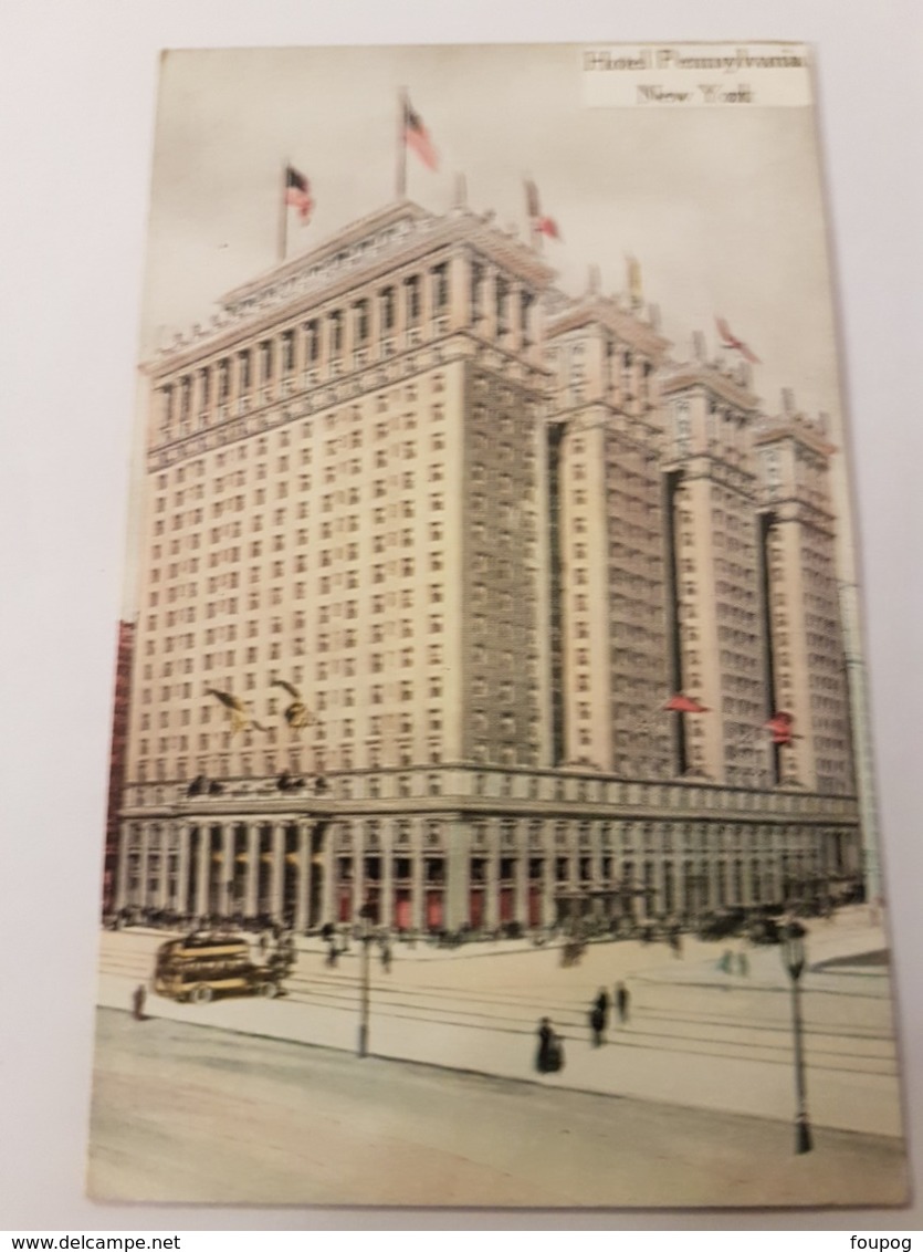 CPA NEW YORK HOTEL PENNSYLVANIA - Altri Monumenti, Edifici