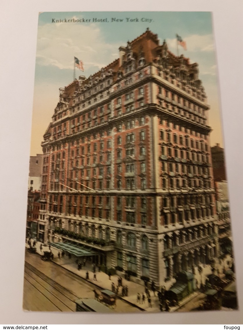 CPA NEW YORK HOTEL KNICKERBOCKER - Autres Monuments, édifices