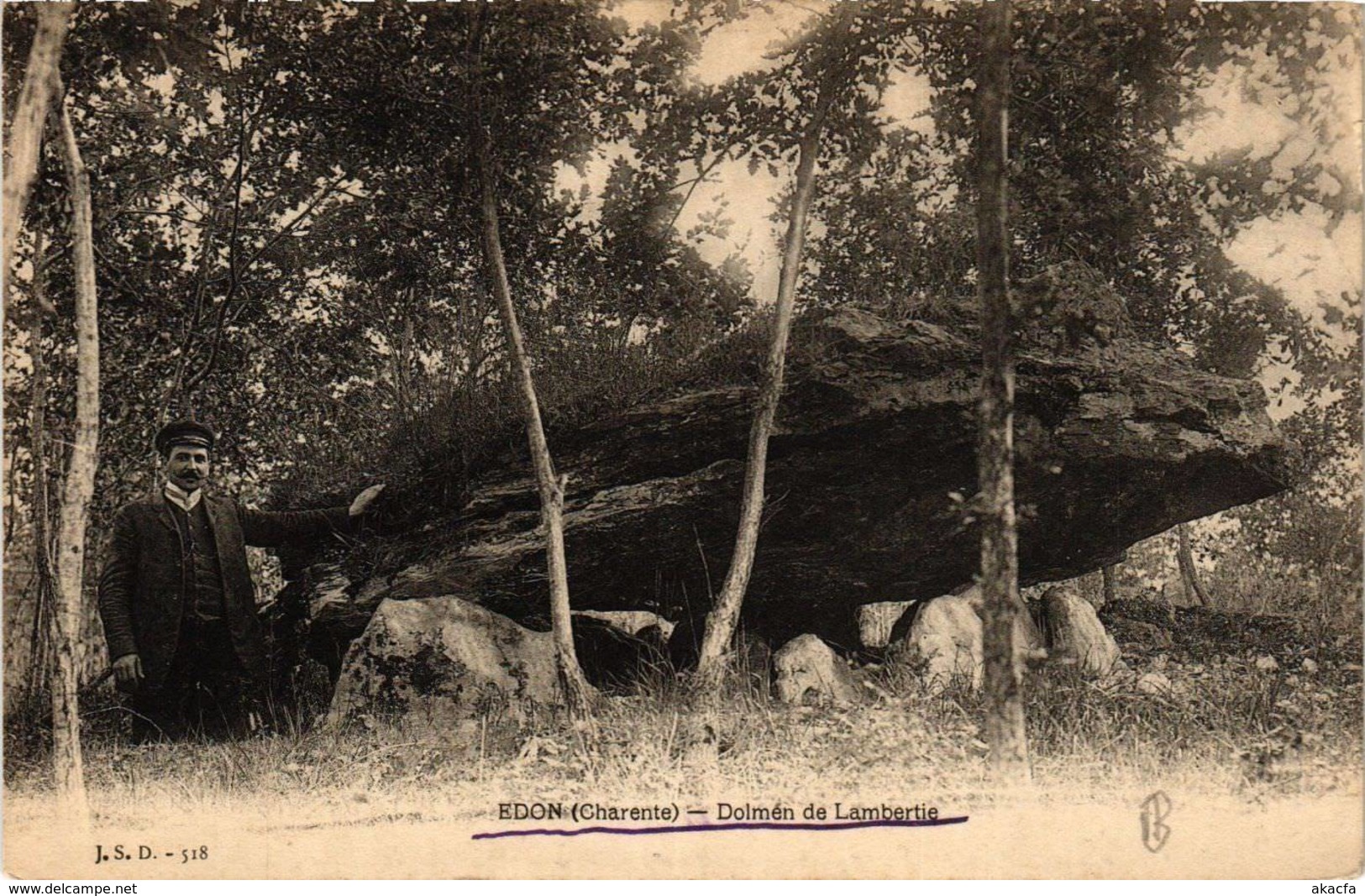 CPA Edon - Dolmen De Lambertie (654470) - Other & Unclassified