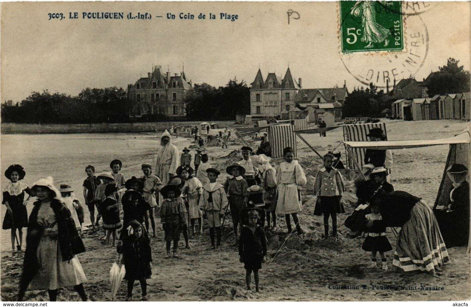 CPA Le POULIGUEN - Un Coin De La Plage (653869) - Le Pouliguen