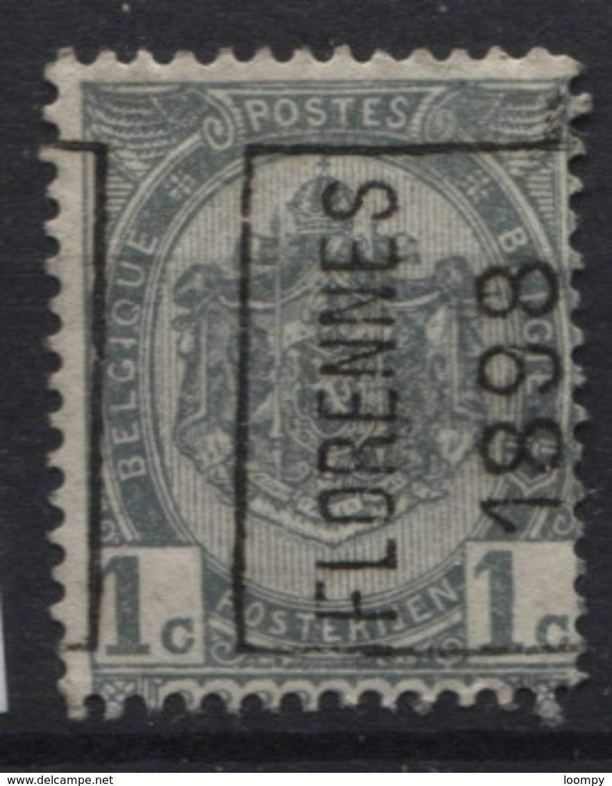 PREOS Roulette - FLORENNES 1898 Sans Bandelette (position A). Cat 145 Cote 350. - Roller Precancels 1894-99