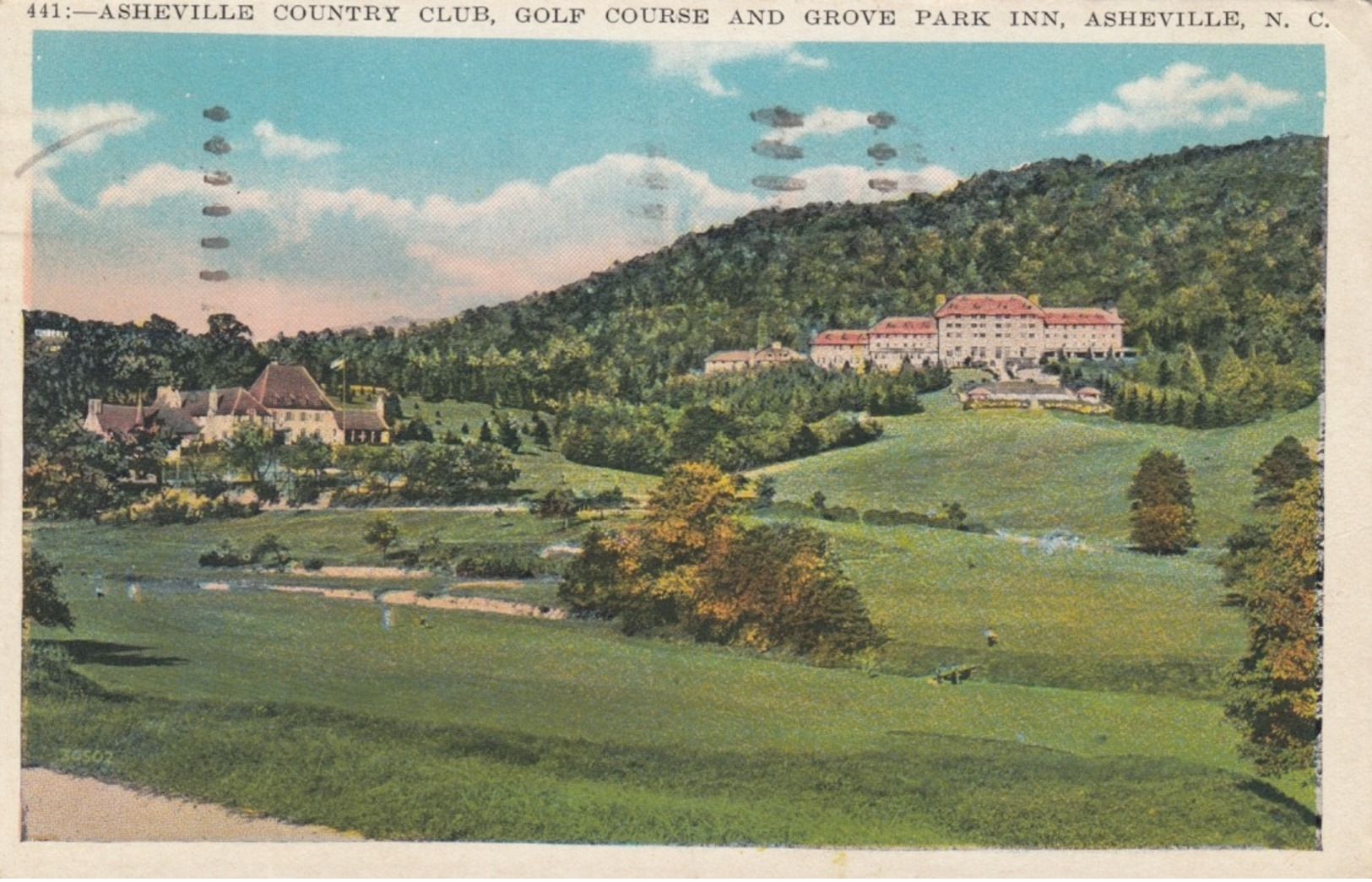 ASHEVILLE , North Carolina , 1933 ; Golf Course - Golf