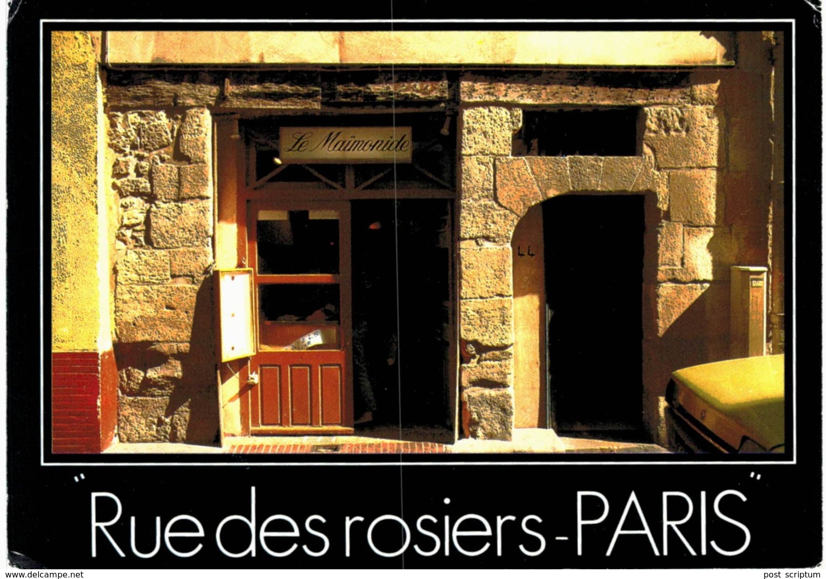 Paris Rue Des Rosiers Le Pletzel - Café ? Le Maïmonide - Bar, Alberghi, Ristoranti