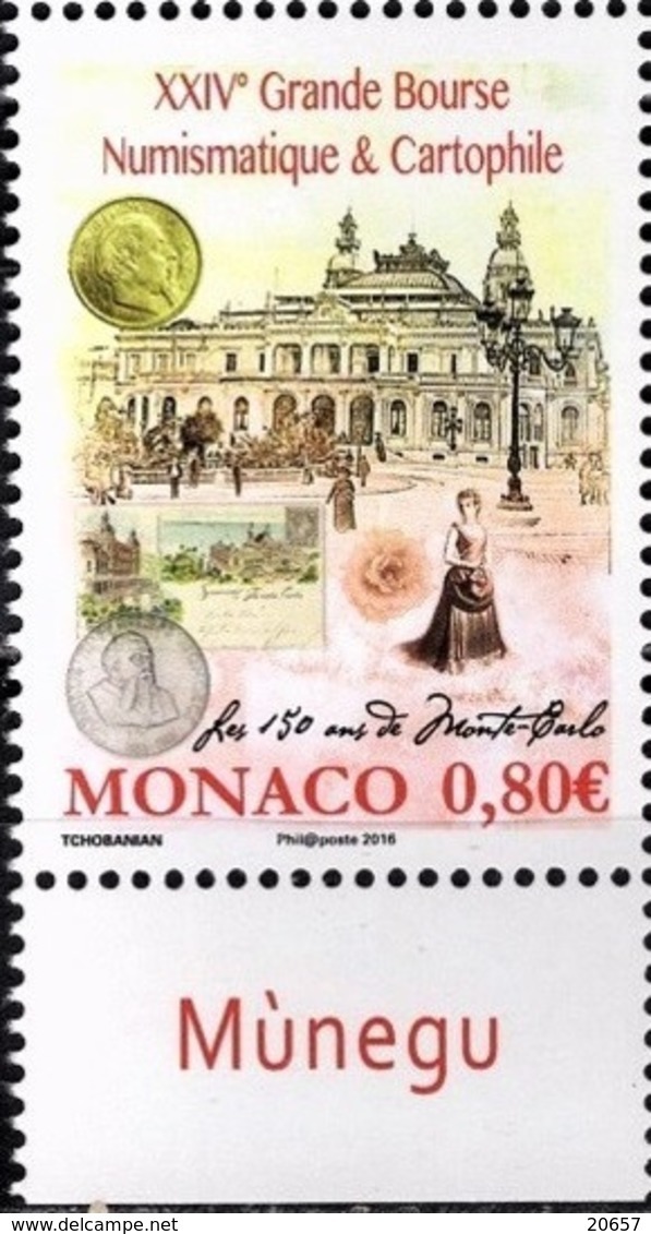 Monaco 3054 Bourse Philatélie, Numismatique, Cartophilie - Autres & Non Classés