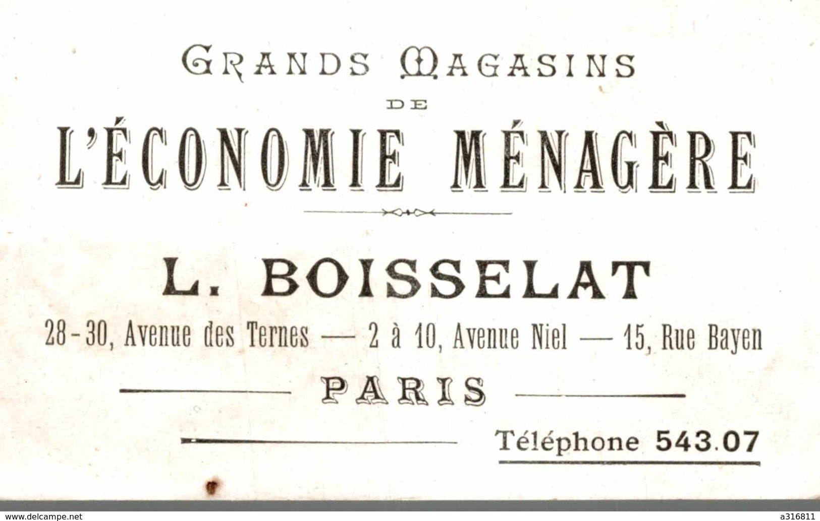 L ECONOMIE MENAGERE L BOISSELAT  CHATEAU DE RANDAN - Autres & Non Classés