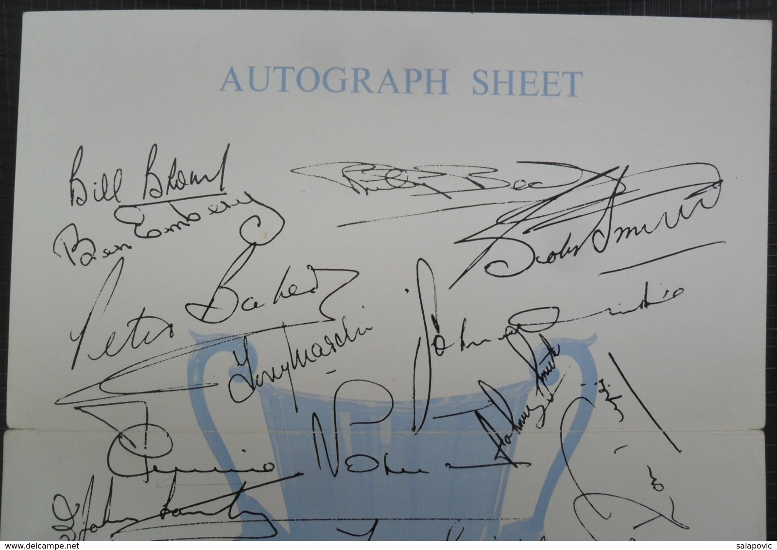 Tottenham Hotspur Spurs Season 1963-64 Authograph SIGNATURE - Handtekening