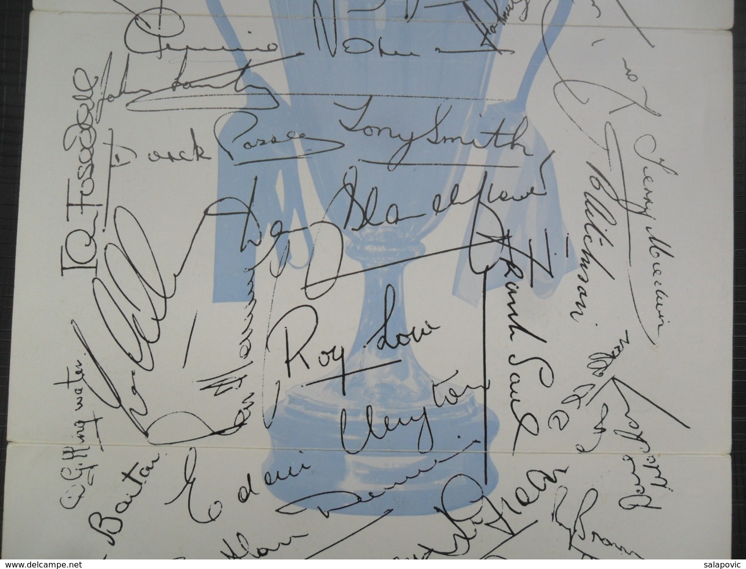 Tottenham Hotspur Spurs Season 1963-64 Authograph SIGNATURE - Autografi