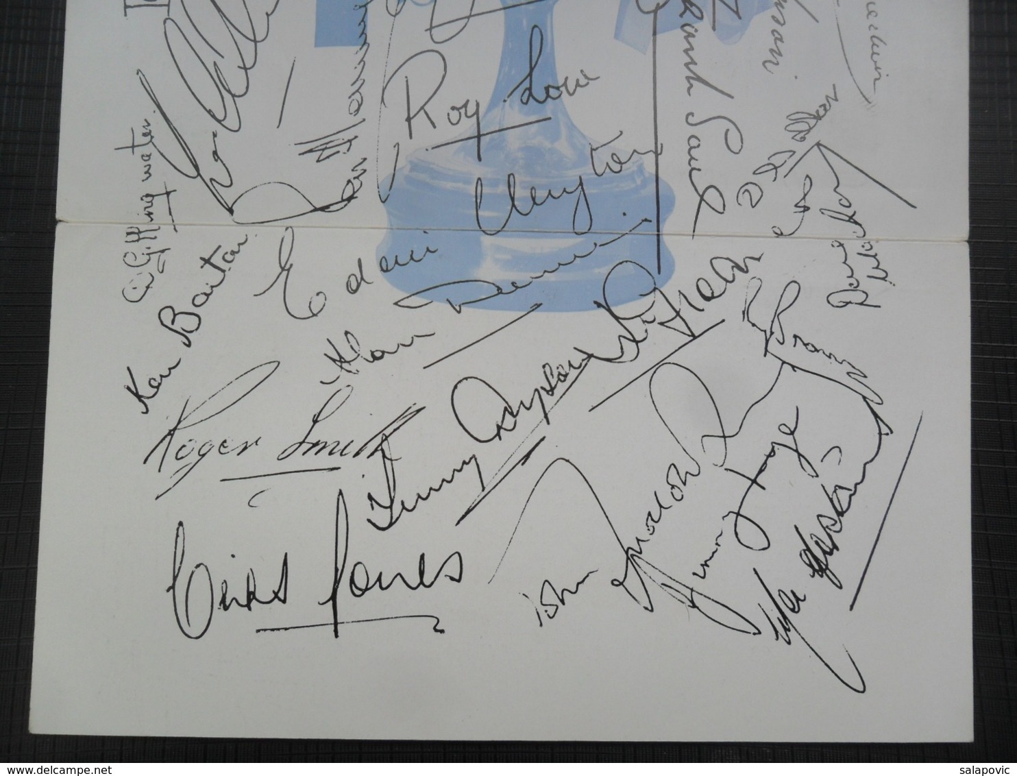 Tottenham Hotspur Spurs Season 1963-64 Authograph SIGNATURE - Autographes