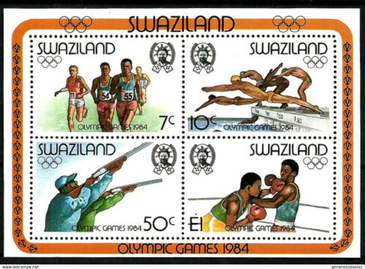 Swaziland HB 10 En Nuevo - Swaziland (1968-...)