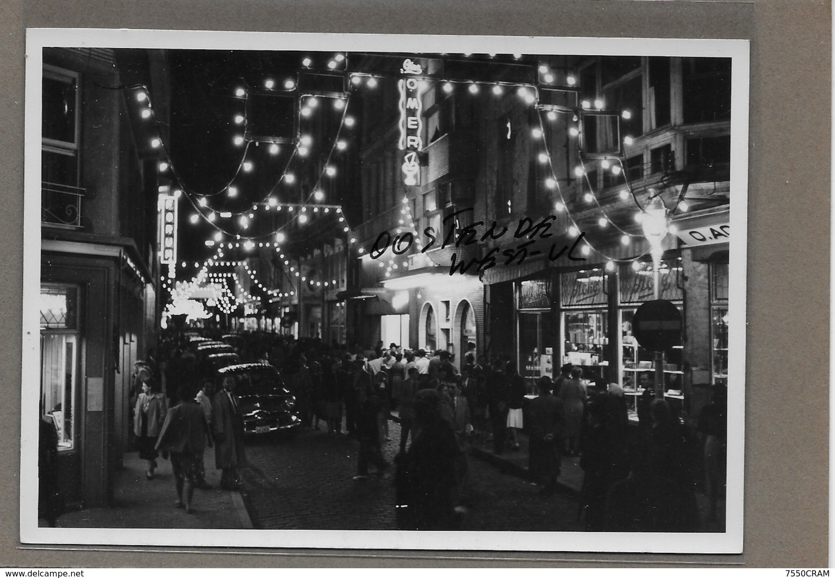 OOSTENDE : -1951- -GEEN POSTKAART-MAAR MOEDERFOTO VAN 16CM OP 11,30 CM-MAISON ERN,THILL - Oostende