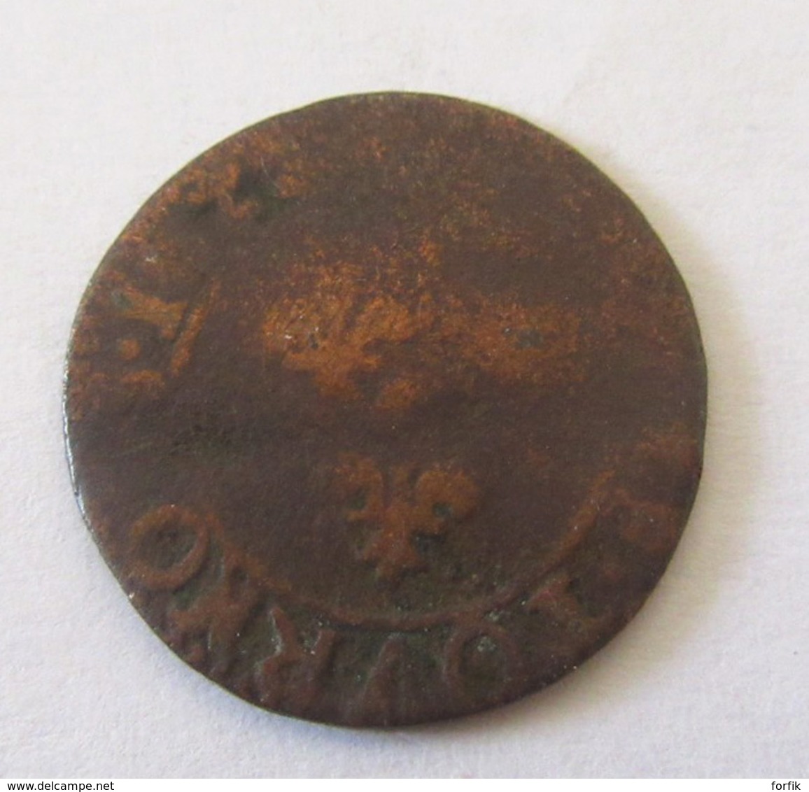 France - 3 Monnaies dont double Tournois, 12 Deniers Louis XVI (1792 ?) D. (Dijon), 5 centimes Dupré AN 7 BB