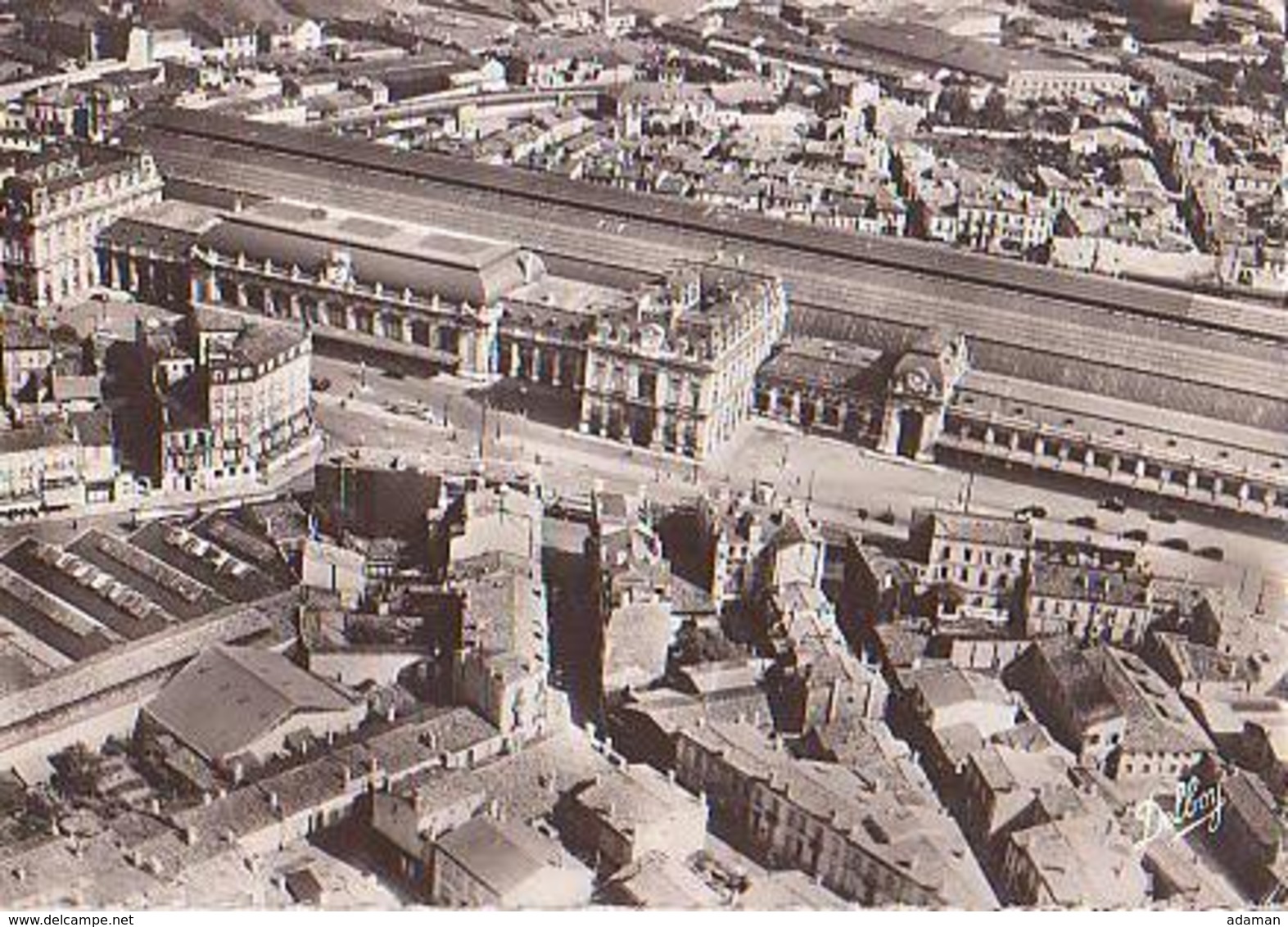 Gironde        H557        Bordeaux.Vue Aérienne.La Gare Saint Jean - Bordeaux