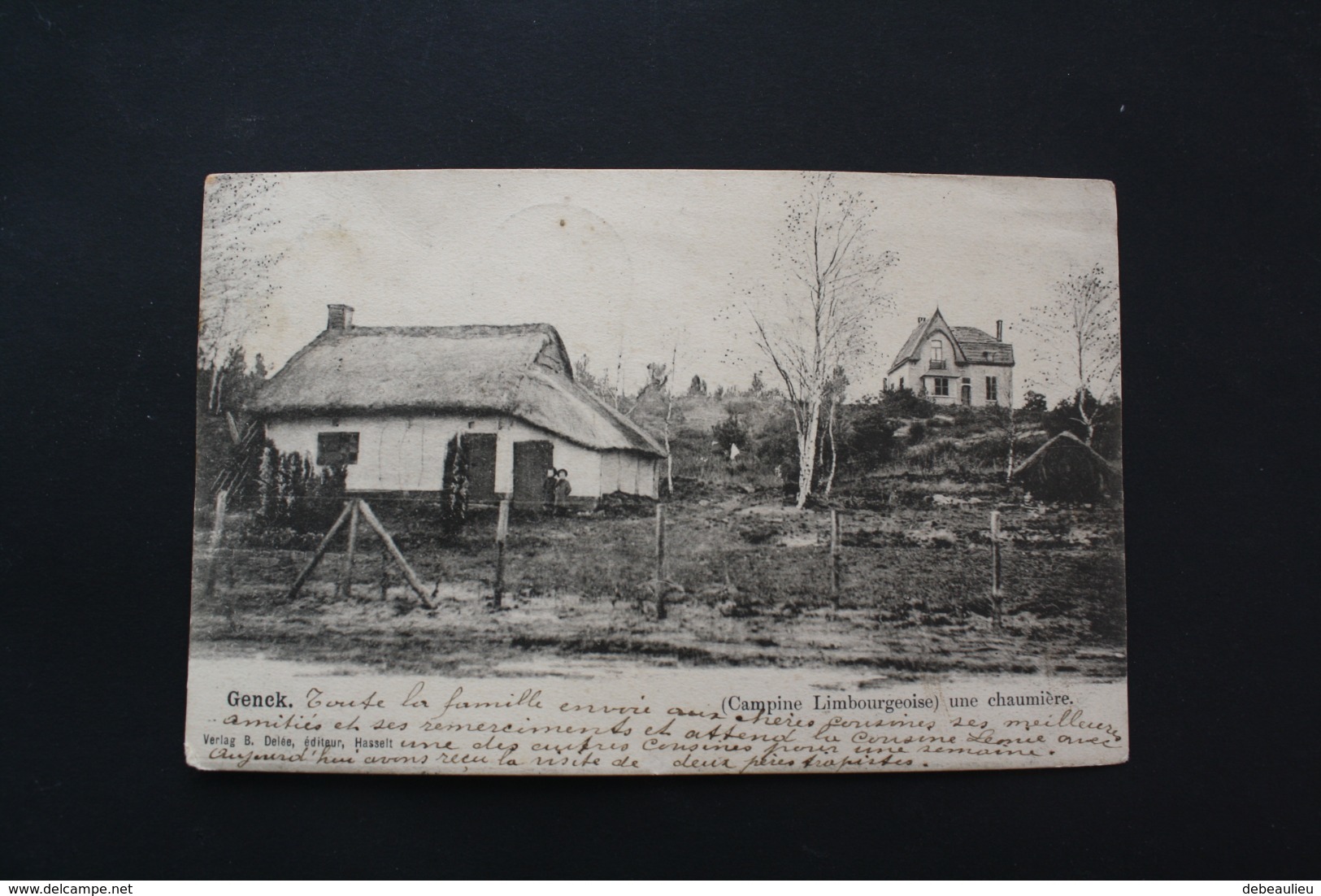 Genck - Une Chaumière (Campine Limbourgeoise), Verlag B. Delée, éditeur, Hasselt - Genk