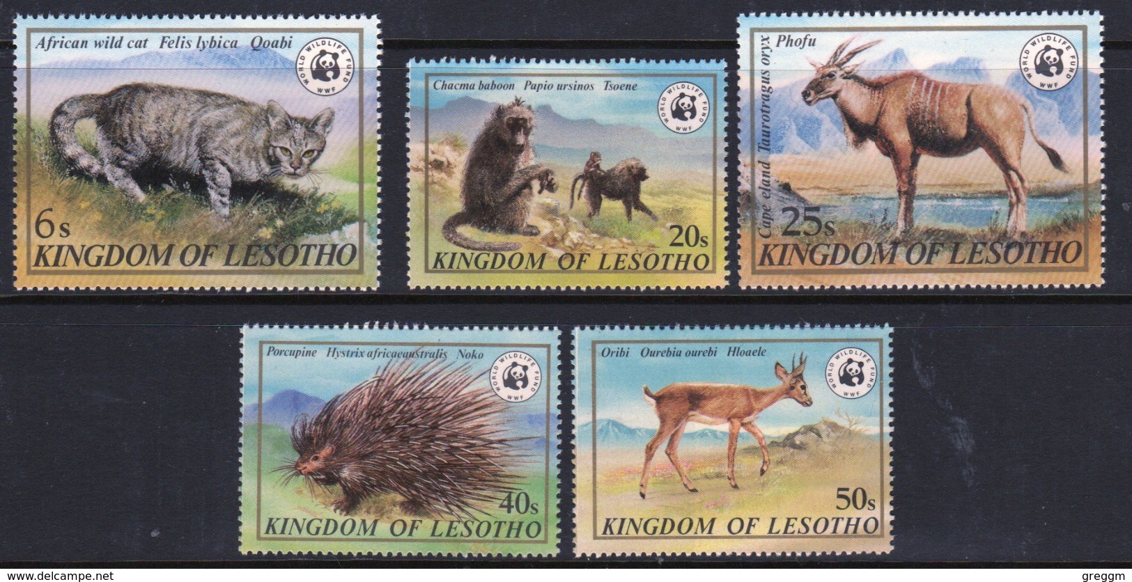 Lesotho 1981 Set Of Stamps To Celebrate Wildlife. - Lesotho (1966-...)