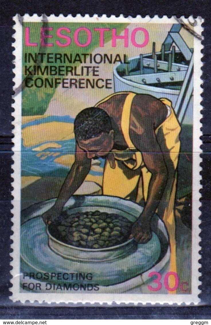 Lesotho 1973 Single 30c Stamp From The Kimberlite Conference Set. - Lesotho (1966-...)