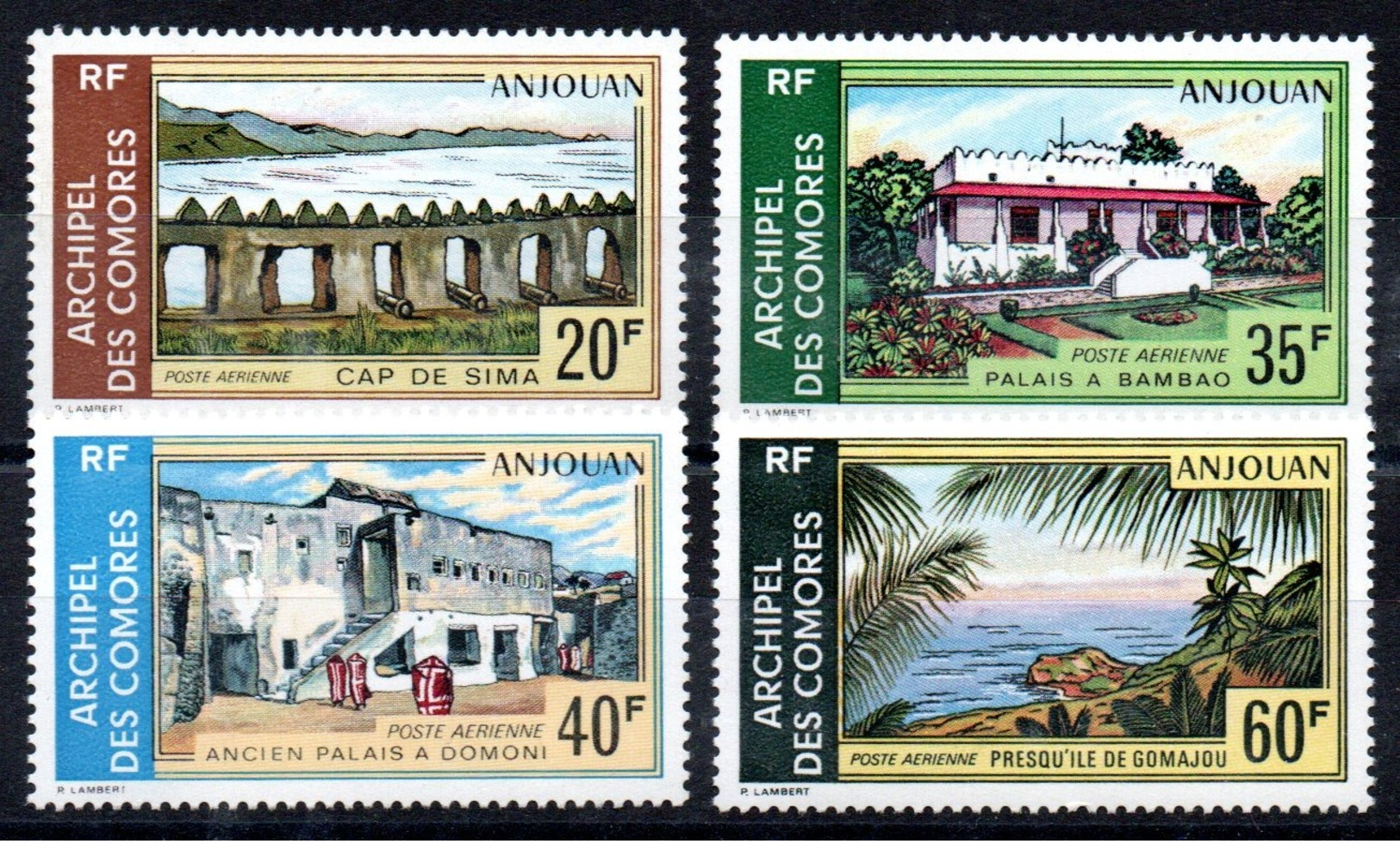 COMORES - YT PA N° 45 à 48 - Neufs ** - MNH - Cote: 7,50 € - Poste Aérienne