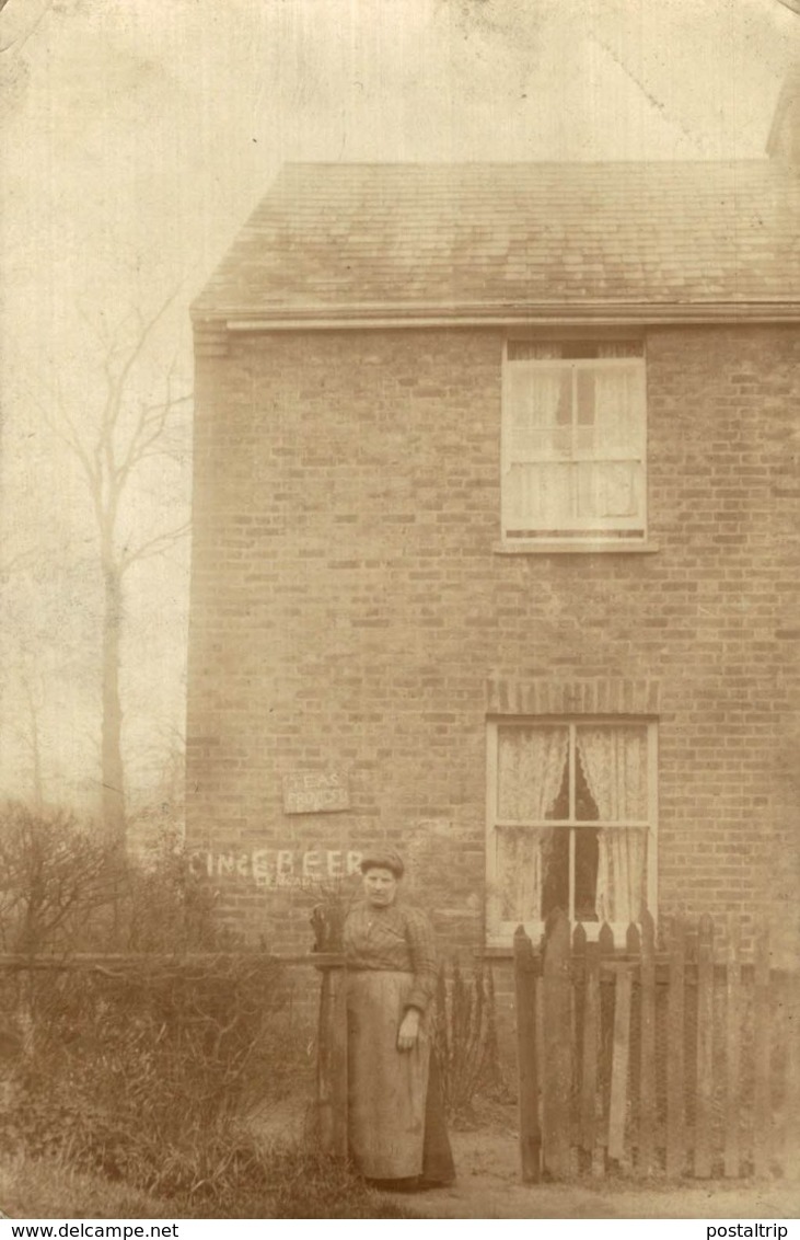 RPPC SHOPFRONT UK ENGLAND GINGERBEER GINGER BEER - Otros & Sin Clasificación