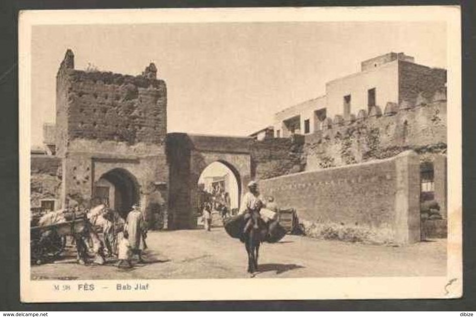 CPSM. Maroc. Fès. Bab Jiaf. Porte Des Charognes. Animation. - Monuments