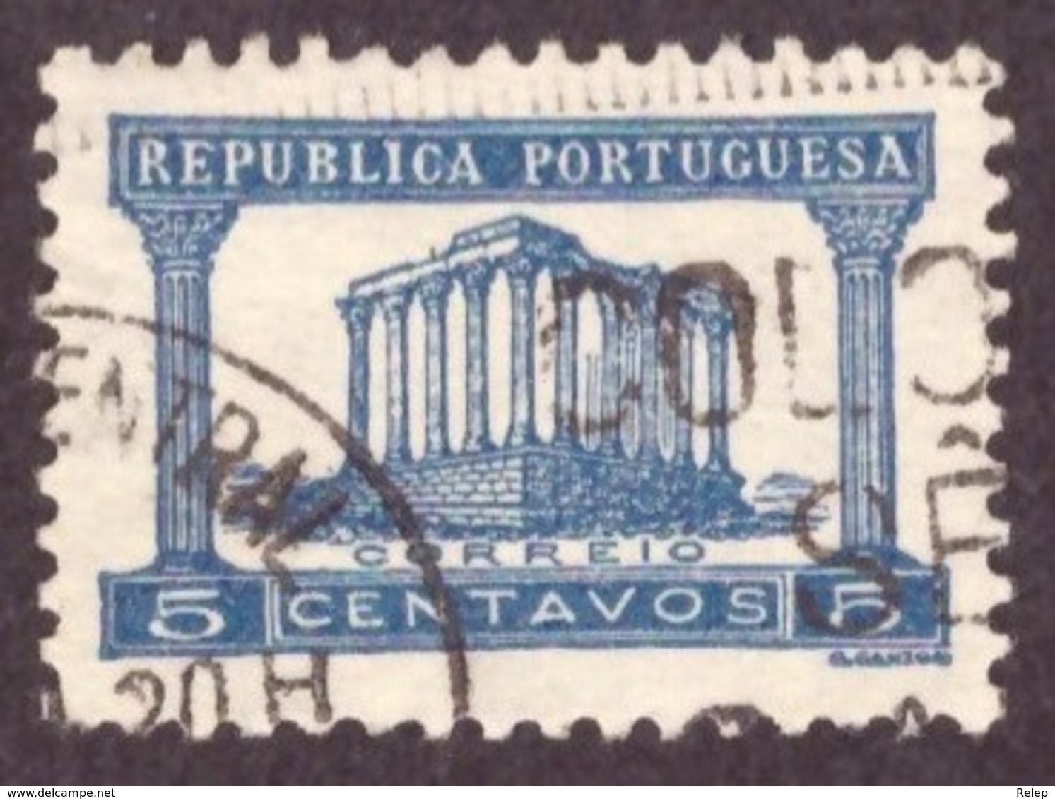 Portugal 1935-36 Templo De Diana - 5 C - Oblitérés