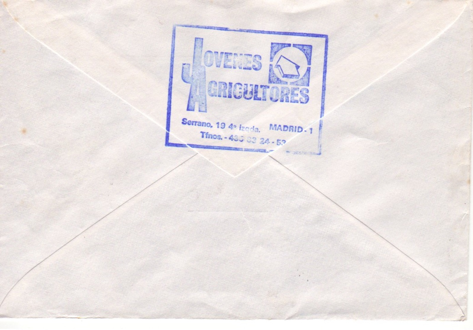 ESPAGNE : 1986 - Lettre Recommandée, Par Avion, Pour L'Allemagne - Jeunes Agriculteurs - Covers & Documents