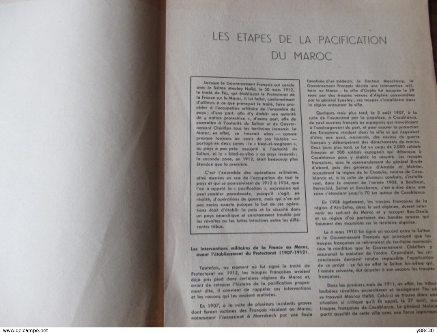 MAROC - Etudes et Documents Marocains - 6 fascicules des années 1950 - Administration/Financiers/Géographie... - 33 phot