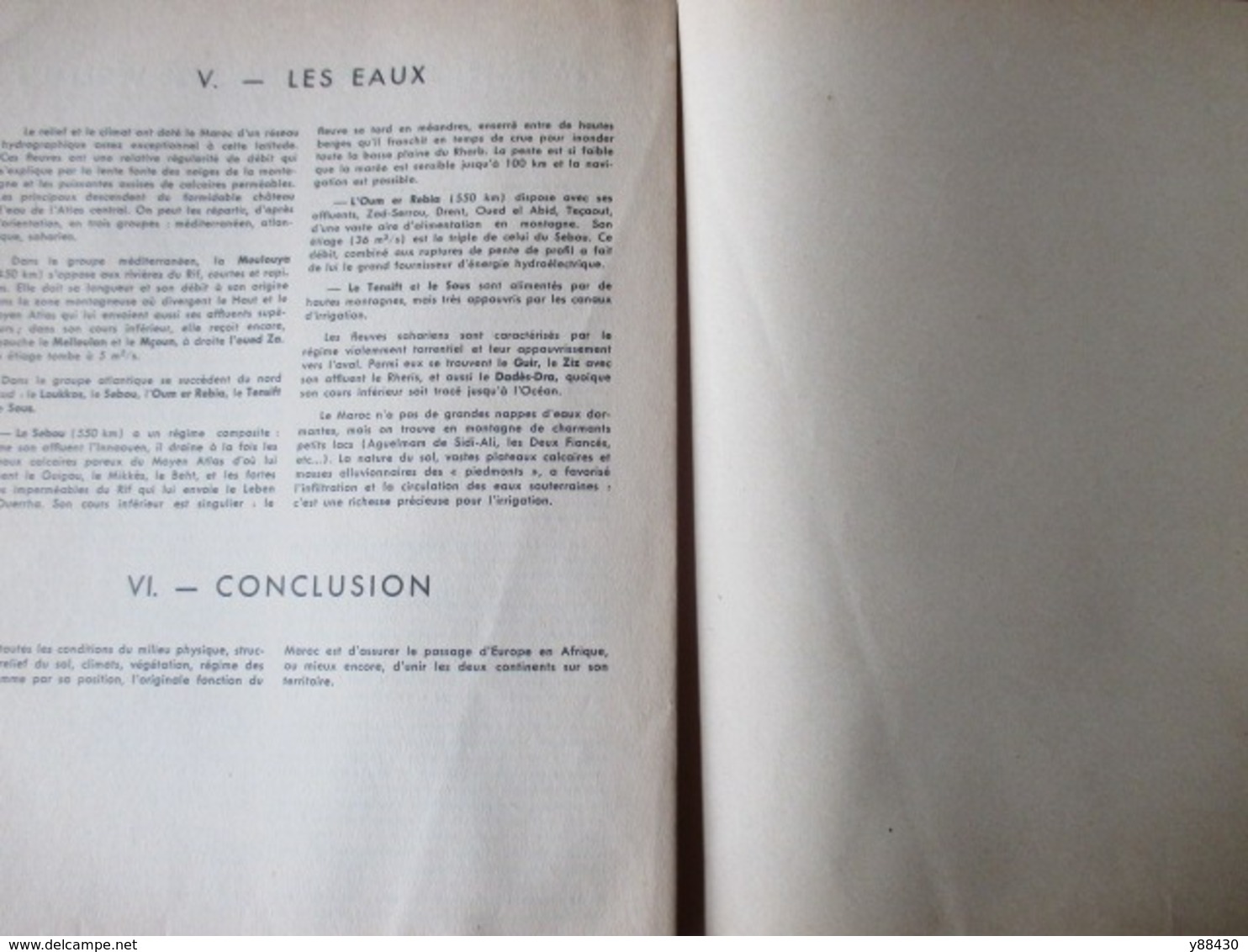 MAROC - Etudes et Documents Marocains - 6 fascicules des années 1950 - Administration/Financiers/Géographie... - 33 phot