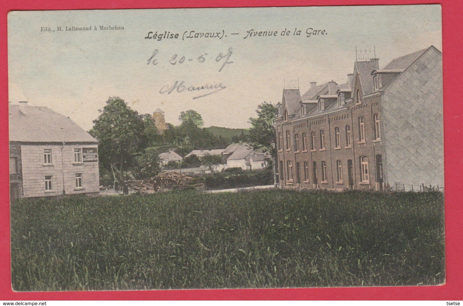 Léglise ( Lavaux ) - Avenue De La Gare -1907 ( Voir Verso ) - Léglise