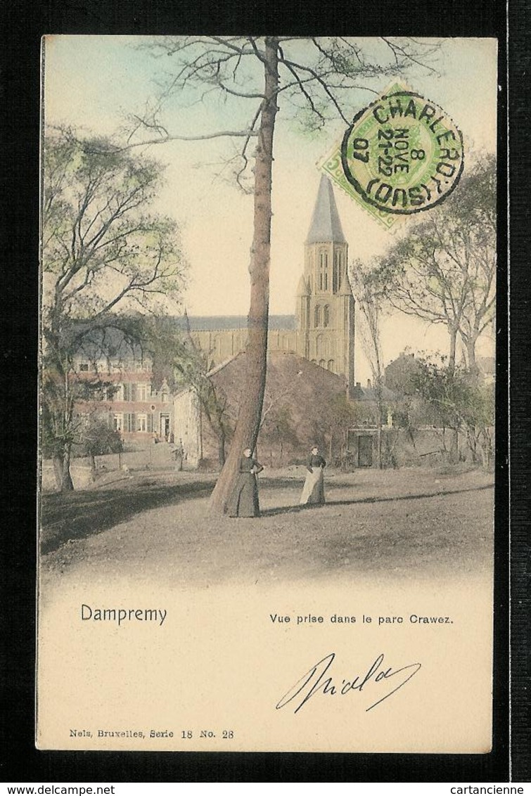 BELGIQUE BELGIUM - CHARLEROY - DAMPREMY - Vue Prise Dans Le Parc Crawez - Charleroi