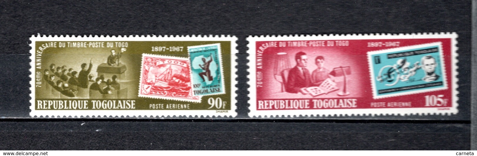 TOGO PA N°  84 + 85  NEUFS SANS CHARNIERE COTE  5.50€  TIMBRE SUR TIMBRE POSTE  VOIR DESCRIPTION - Togo (1960-...)