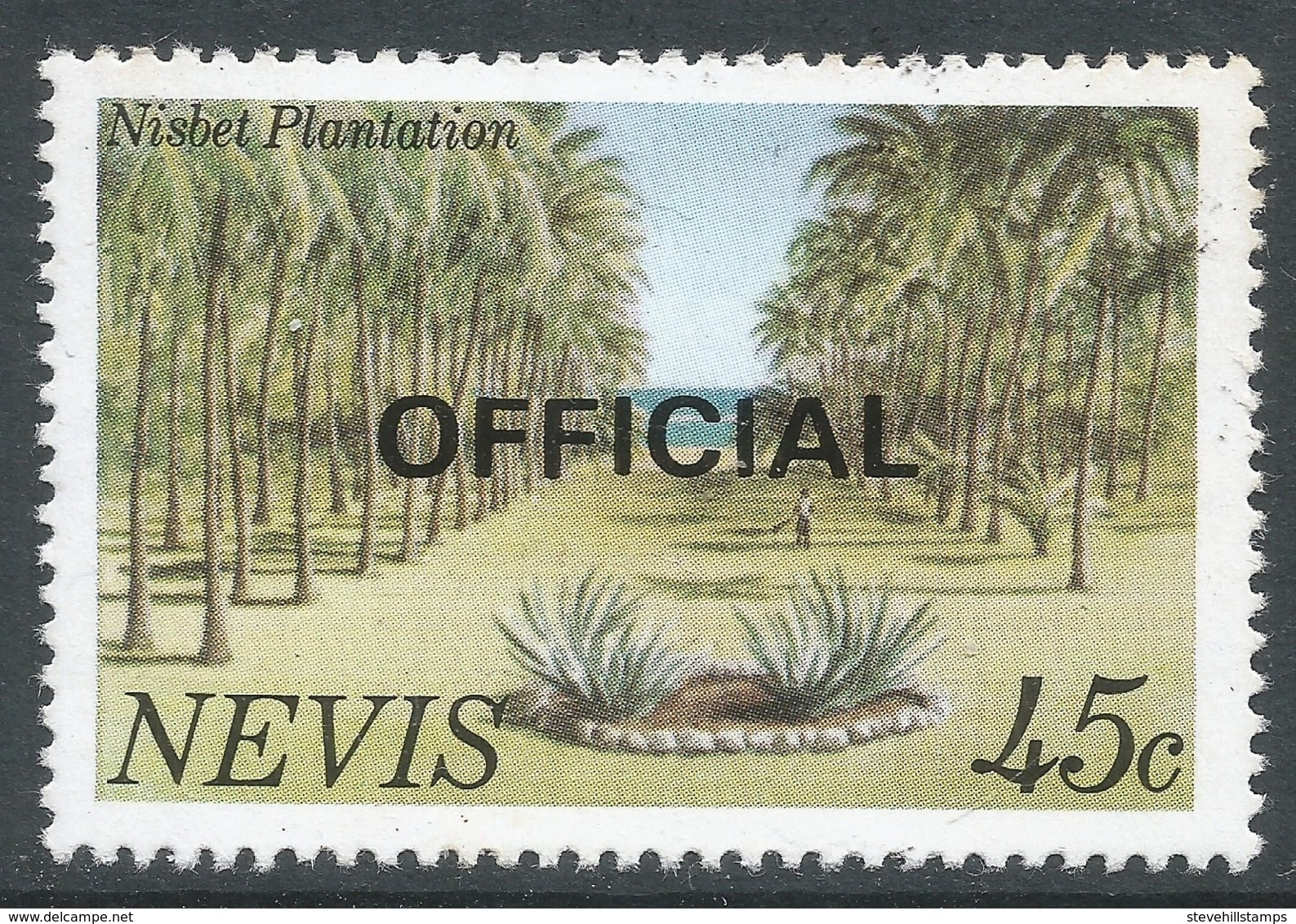 Nevis. 1981 Official. 45c MNH. SG O16 - St.Kitts And Nevis ( 1983-...)