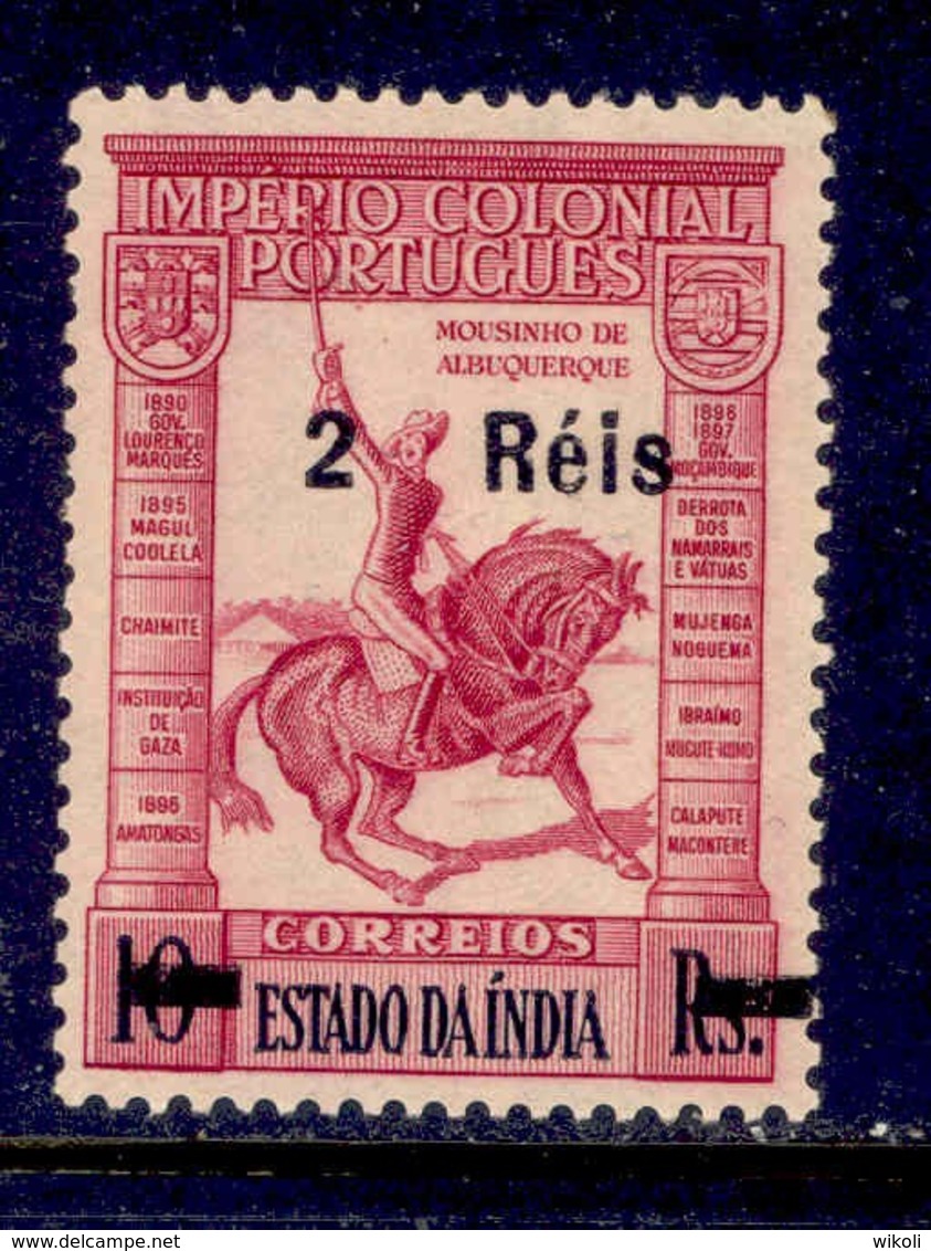 ! ! Portuguese India - 1950 Imperio 2 R - Af. 401 - MH - Portuguese India