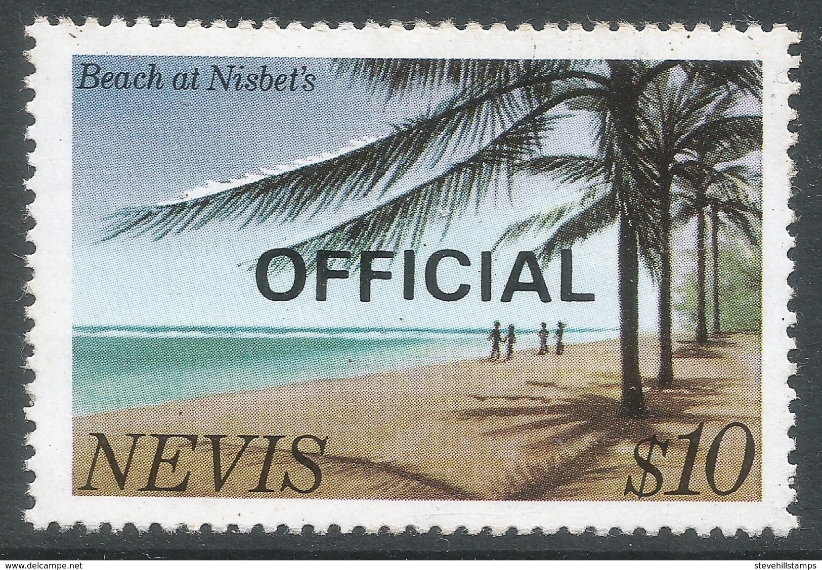 Nevis. 1981 Official. $10 MH. SG O22 - St.Kitts And Nevis ( 1983-...)