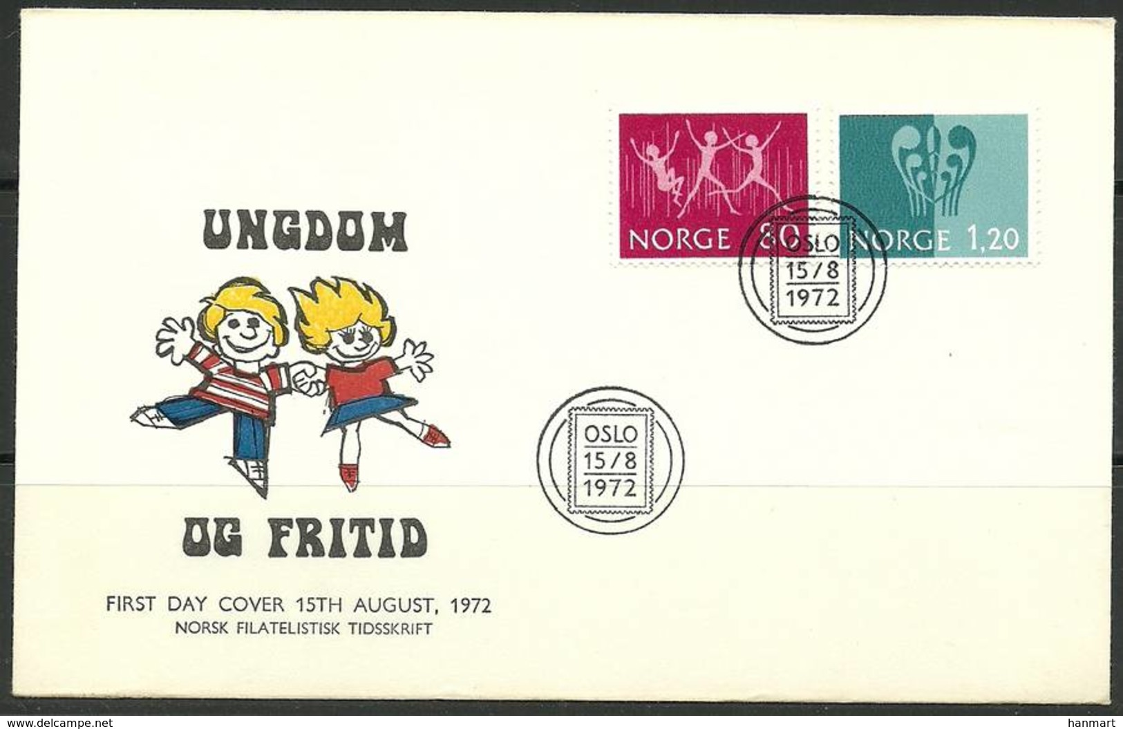 Norway 1972 Mi 645-646 FDC ( FDC ZE3 NRW645-646b ) - Other & Unclassified