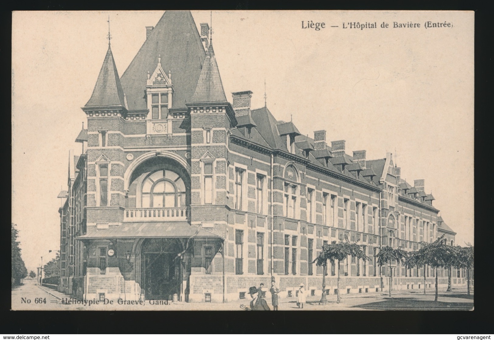 LIEGE  L'HOPITAL DE BAVIERE   ENTREE - Charleroi