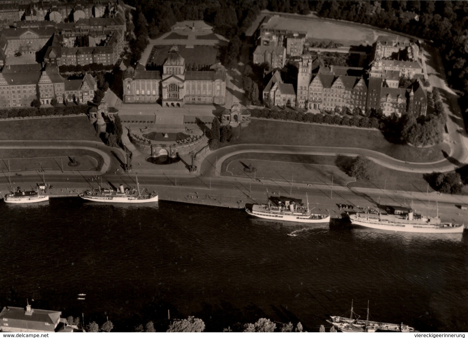 ! Stettin, Hakenterasse, Schiffe, Ships, Modernerer Abzug Von Luftbild , Nr. 36184,  Format 18 X 13 Cm - Pommern