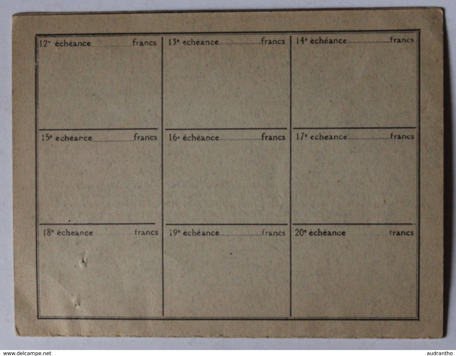 Carte D'immatriculation De 1945 à L'école Universelle Par Correspondance De Paris M. Chavanelle Maurice - Diplômes & Bulletins Scolaires