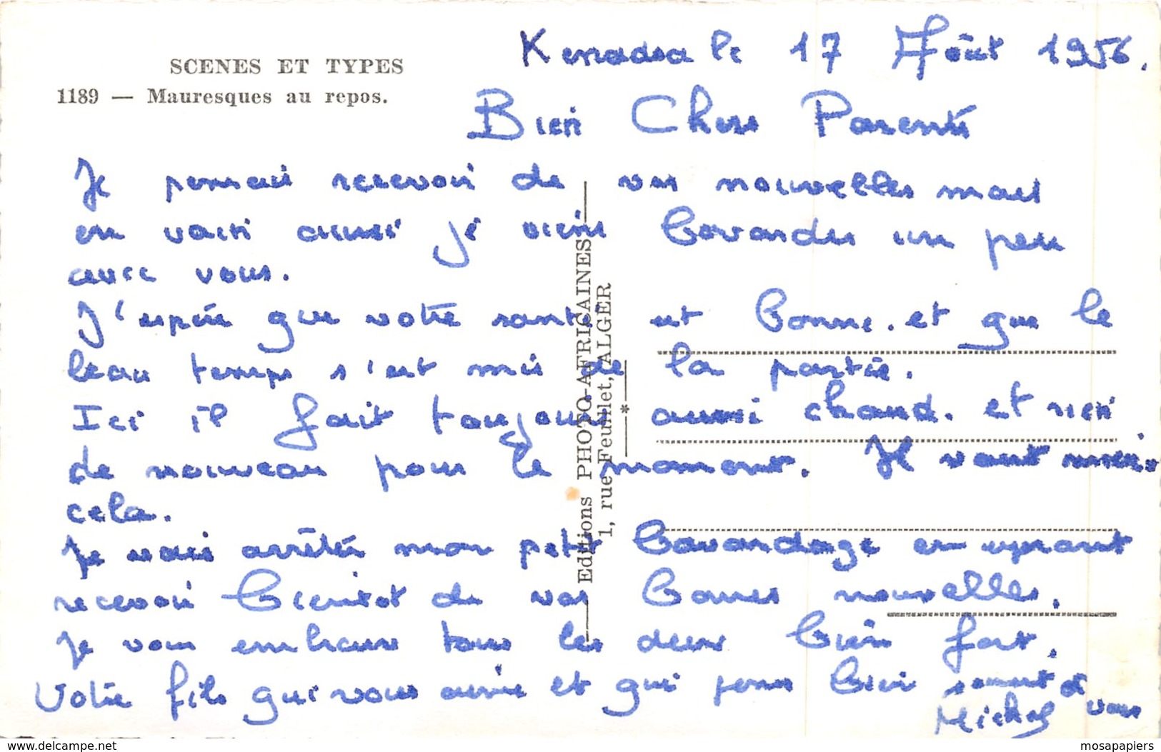 Scènes & Types N° 1189 - Mauresques Au Repos - Scènes & Types