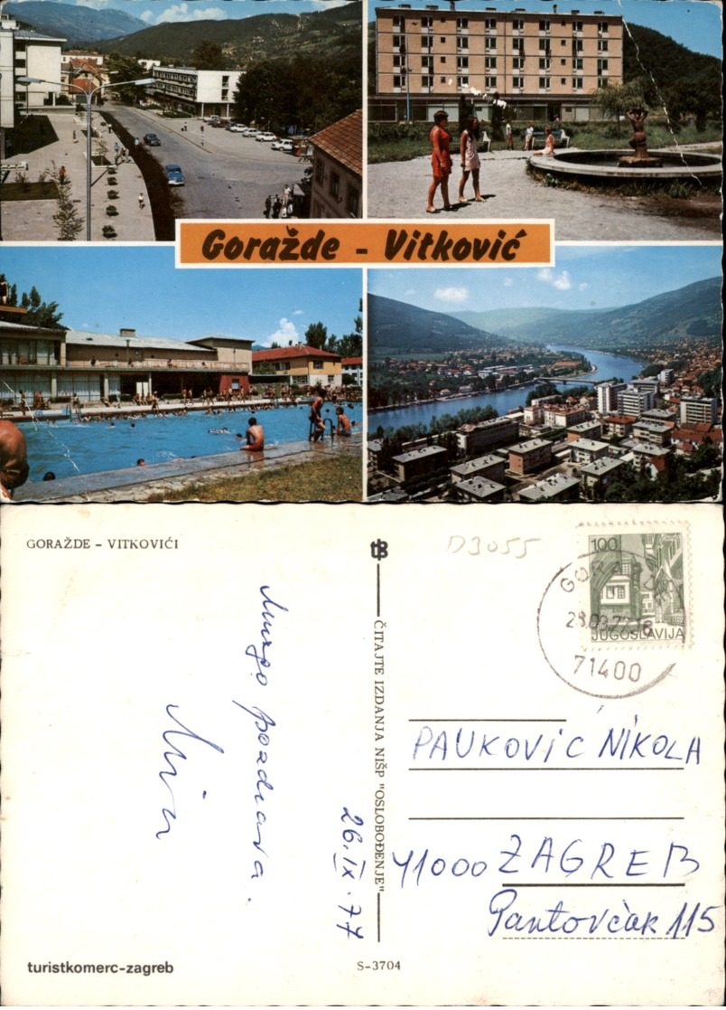 GORAZDE,BOSNIA POSTCARD - Bosnien-Herzegowina