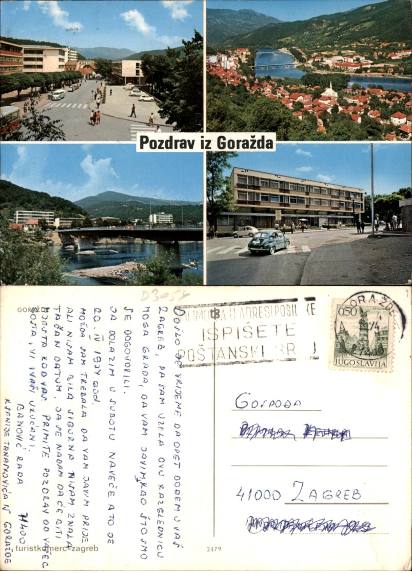 GORAZDE,BOSNIA POSTCARD - Bosnien-Herzegowina