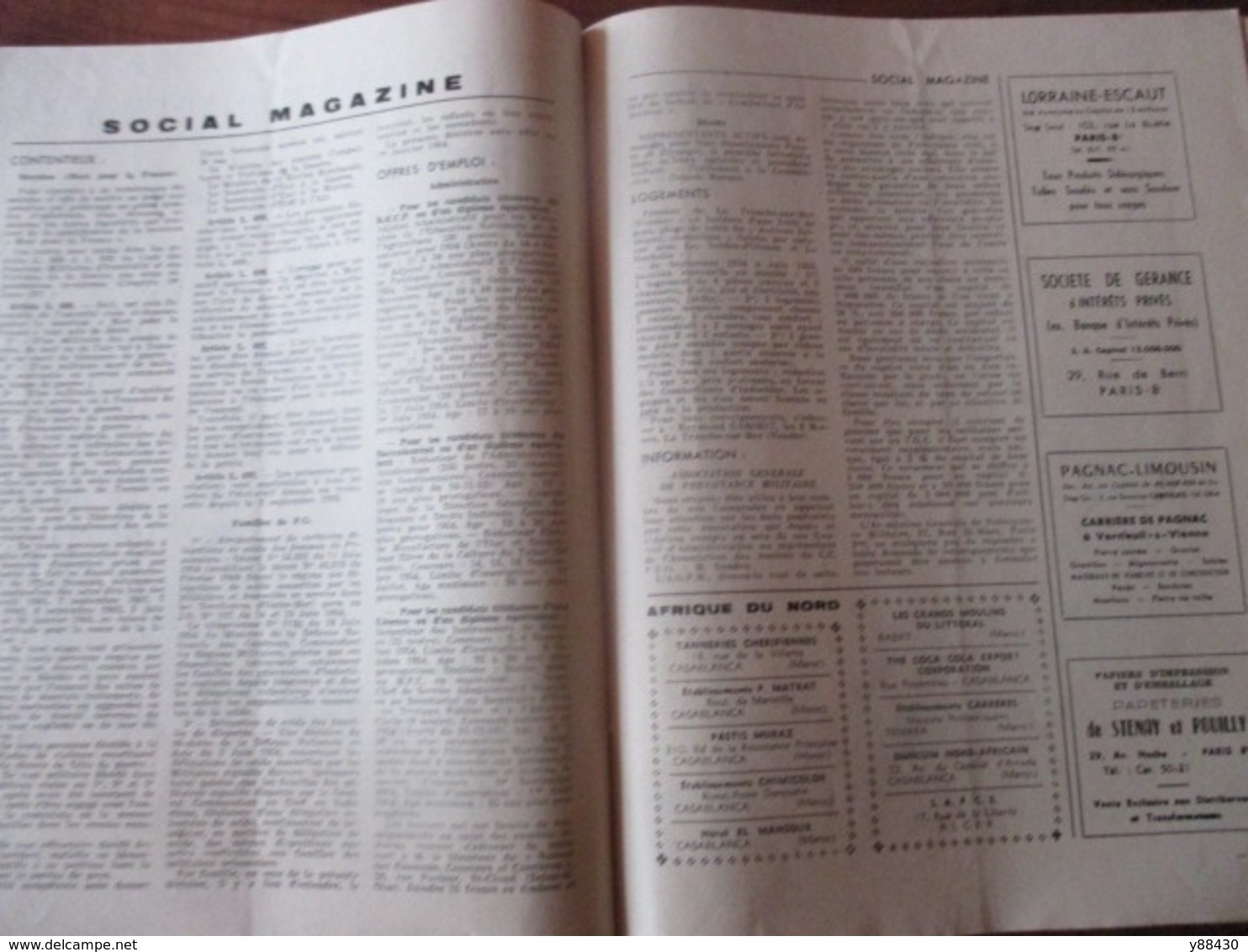 Revue - COMBATTANT D' INDOCHINE - n°27 de 1954 - Guerre d' INDOCHINE de 1946 à 1954 - 56 pages - 27 photos